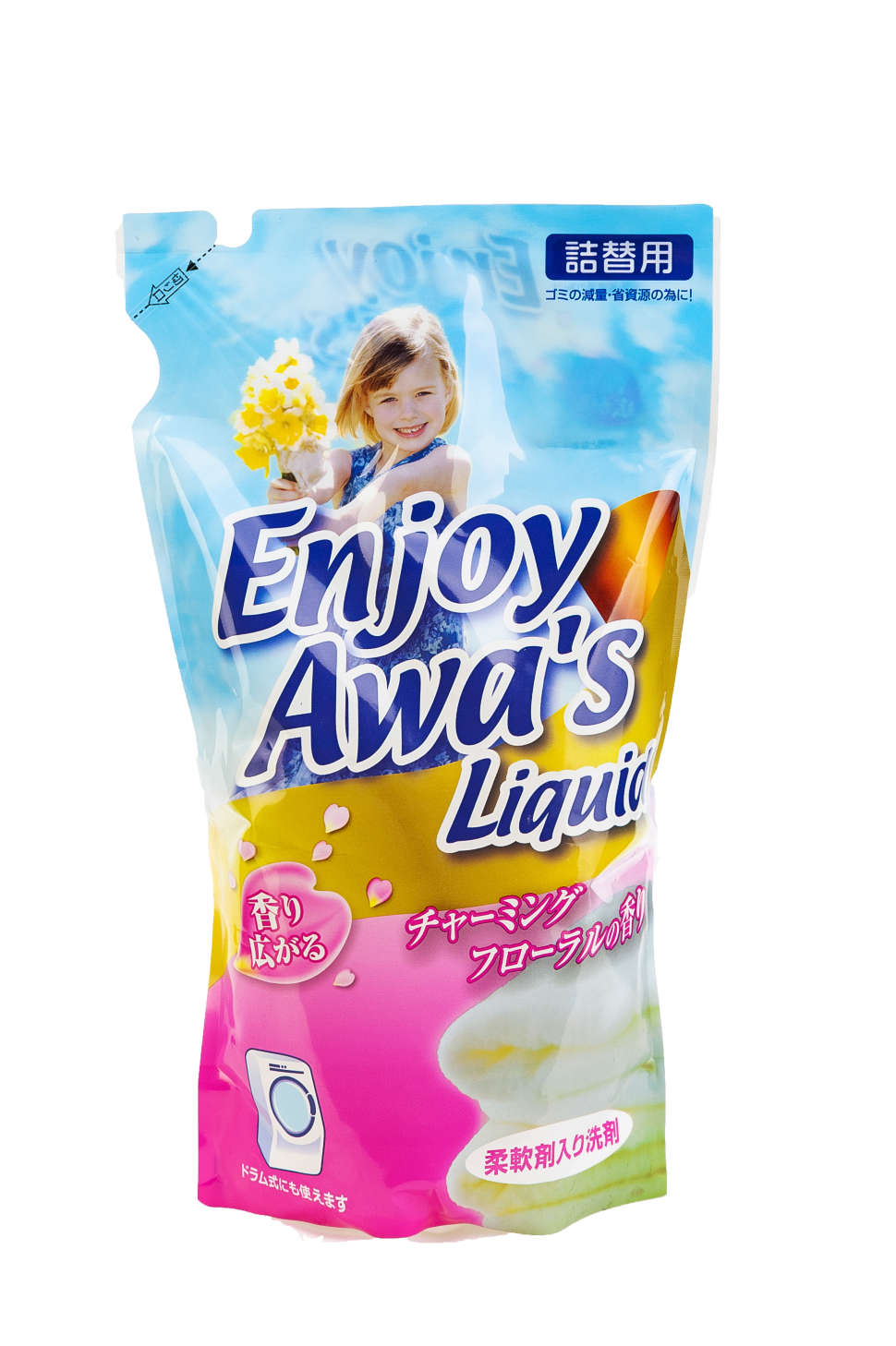 RS ENJOY AWA’S Flower aroma laundry gel with fabric softener 
